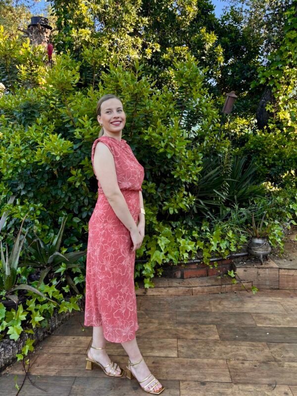 VESTIDO MIDI ESTAMPADO - Imagen 2