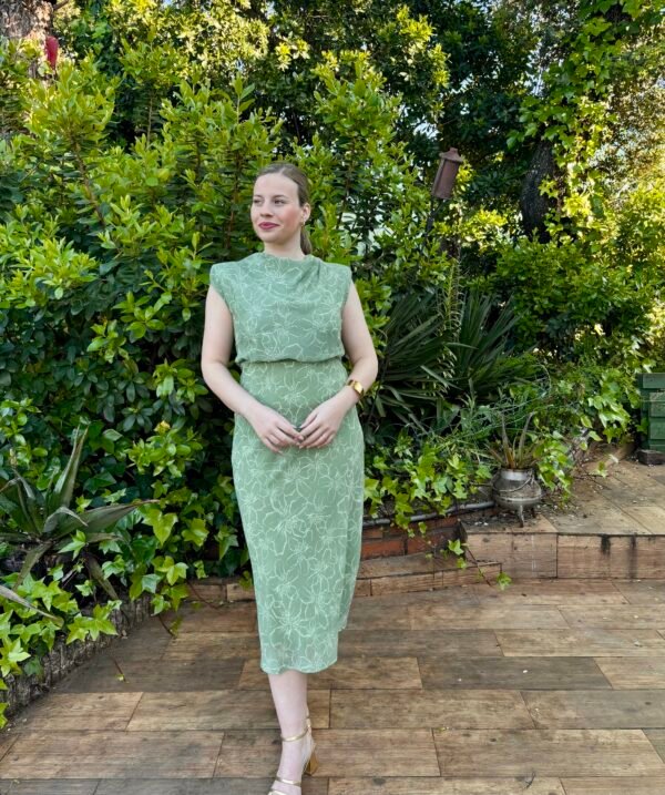 VESTIDO MIDI ESTAMPADO - Imagen 2