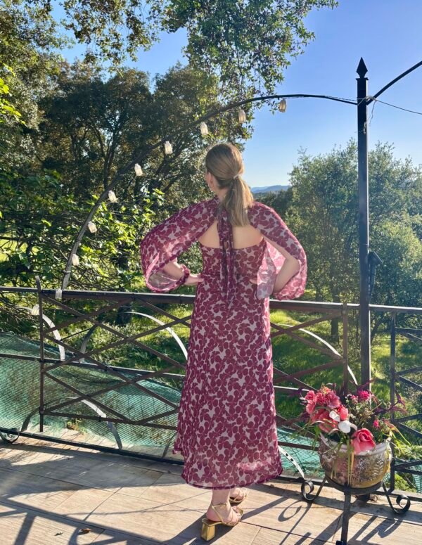 VESTIDO MIDI ESTAMPADO - Imagen 2