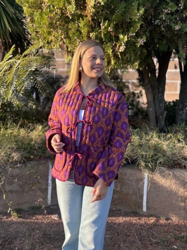CHAQUETA ACOLCHADA ESTAMPADA - Imagen 2