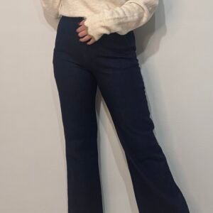 JEANS FLARE TIRO ALTO