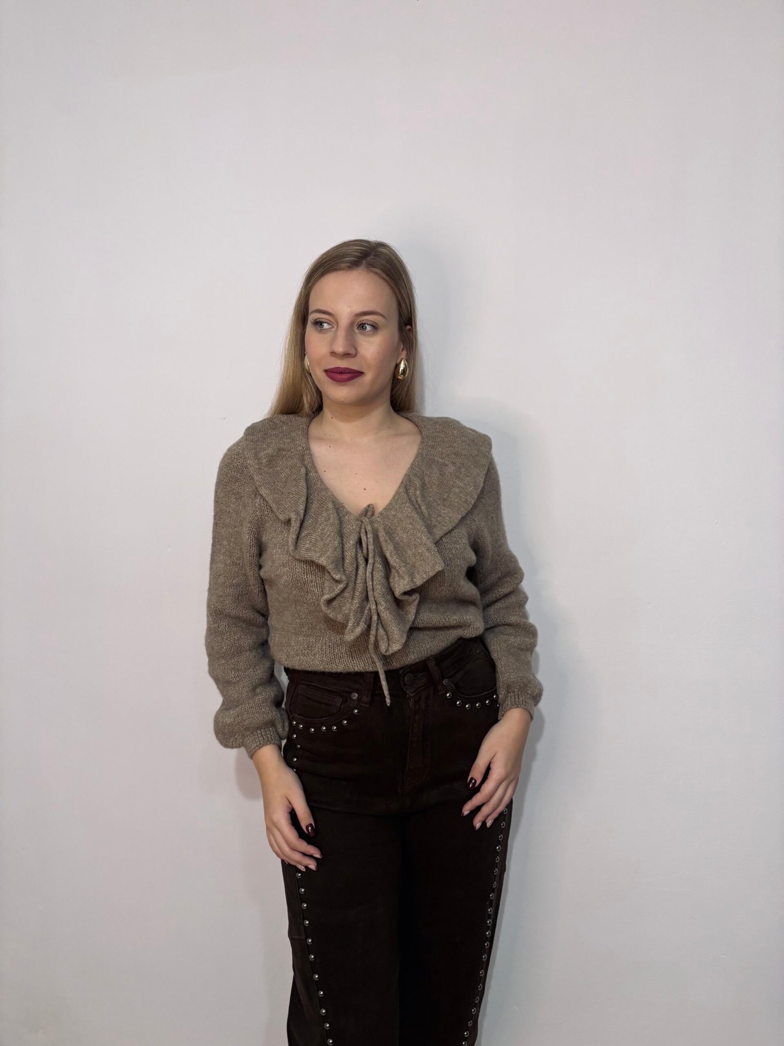 JERSEY CUELLO VOLANTE JERSEY CUELLO VOLANTE - Imagen 2