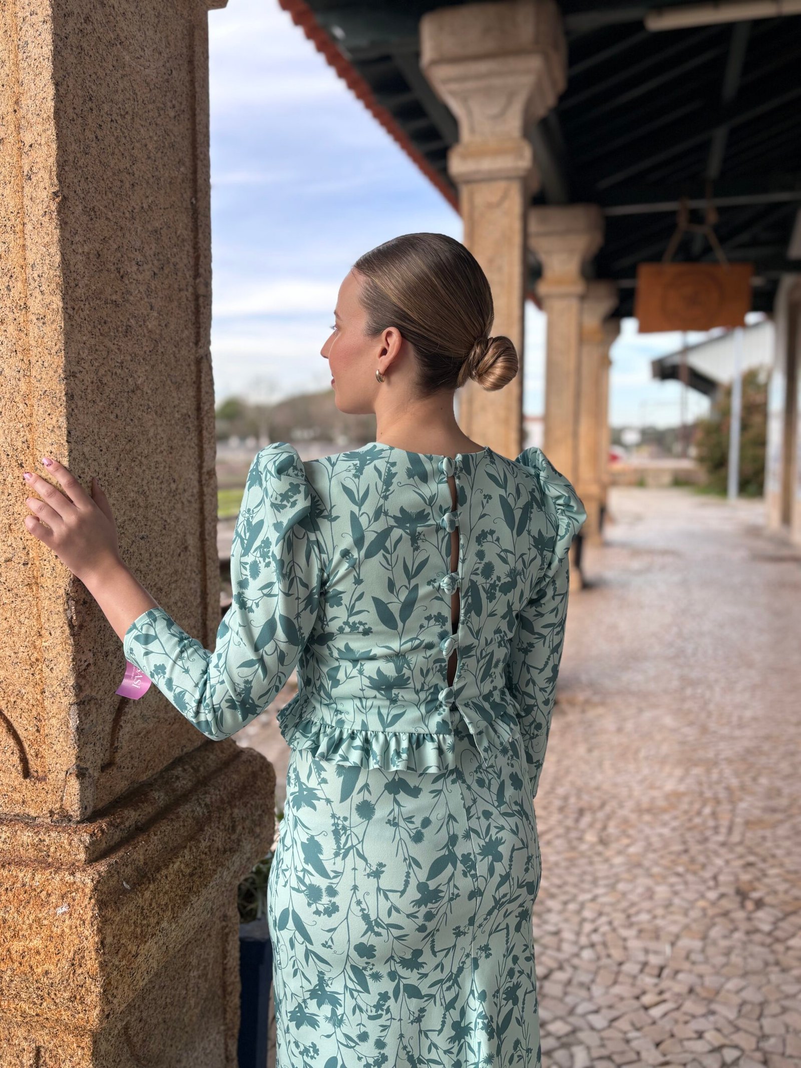 CONJUNTO DOS PIEZAS ESTAMPADO FLORAL CONJUNTO DOS PIEZAS ESTAMPADO FLORAL - Imagen 2