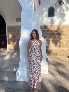 CONJUNTO ESTAMPADO GRANATE