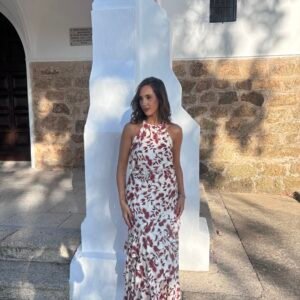 CONJUNTO ESTAMPADO GRANATE