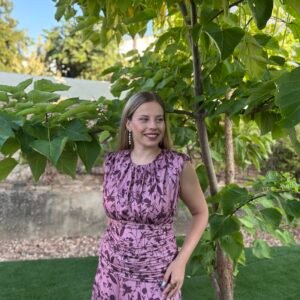 VESTIDO MIDI MALVA FLORA